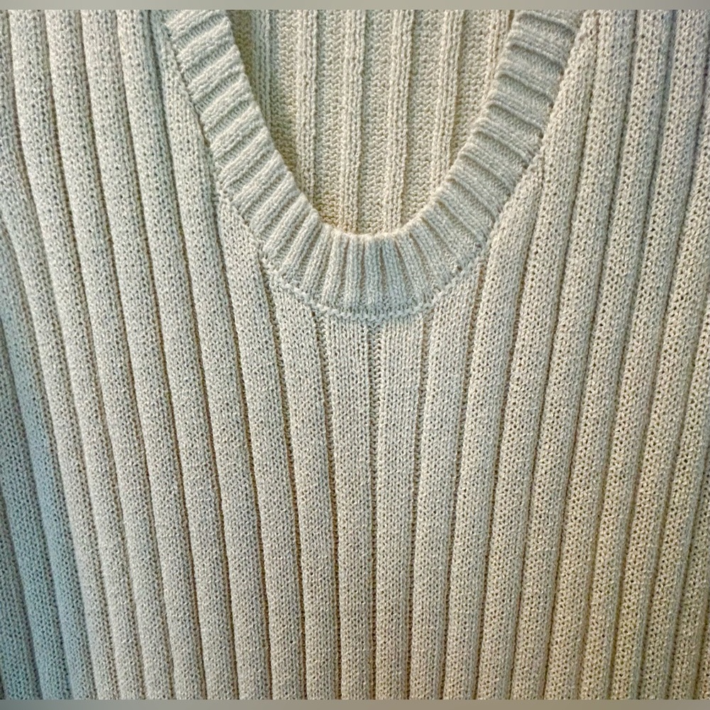 Na-kd Ribbed Knit Beige Sweater Tank Dress - Picture 4 of 10